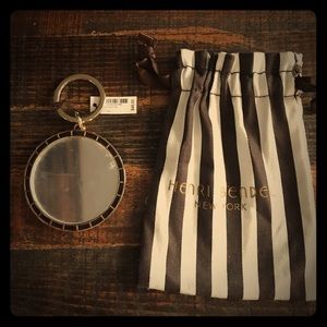 HENI BENDEL mirror key chain